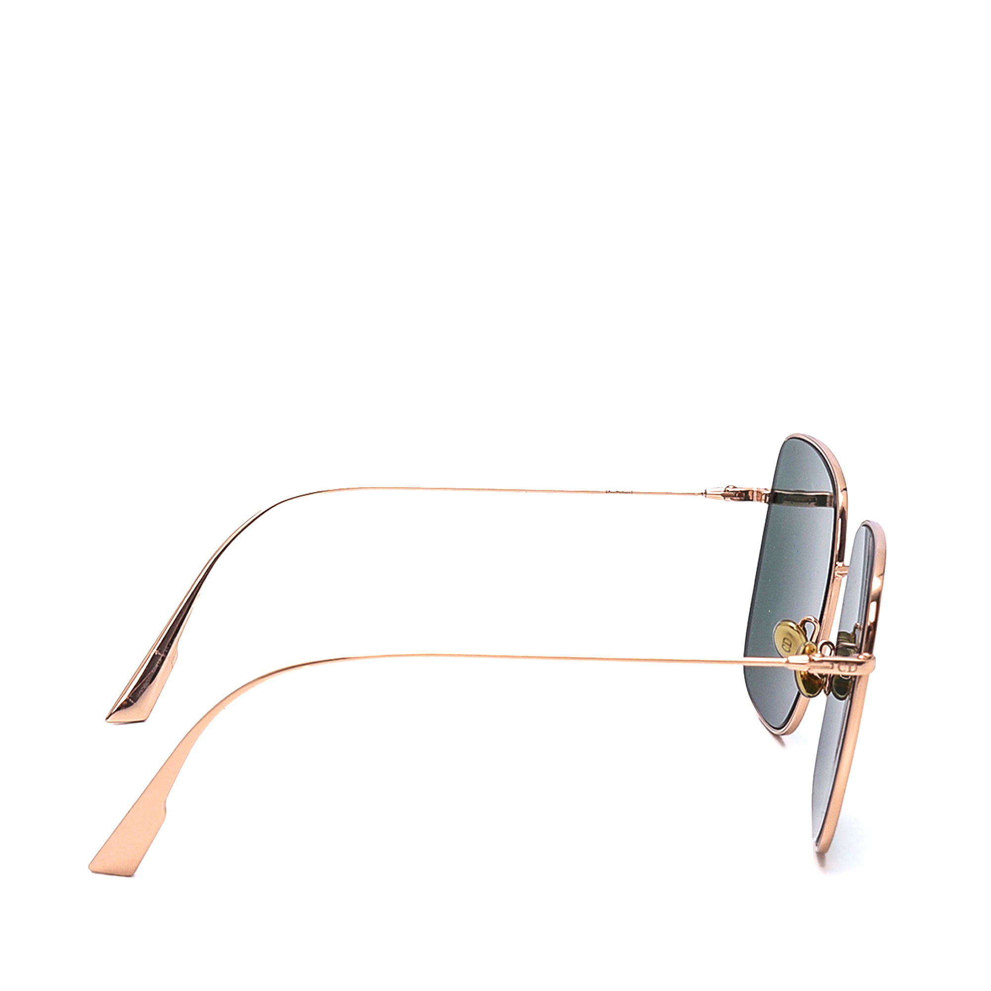 Christian Dior - Black / Gold Aviator Sunglasses